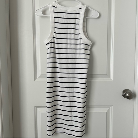 NWOT Old Navy Fitted Striped Sleeveless Rib-Knit Mini Dress - Picture 4 of 6